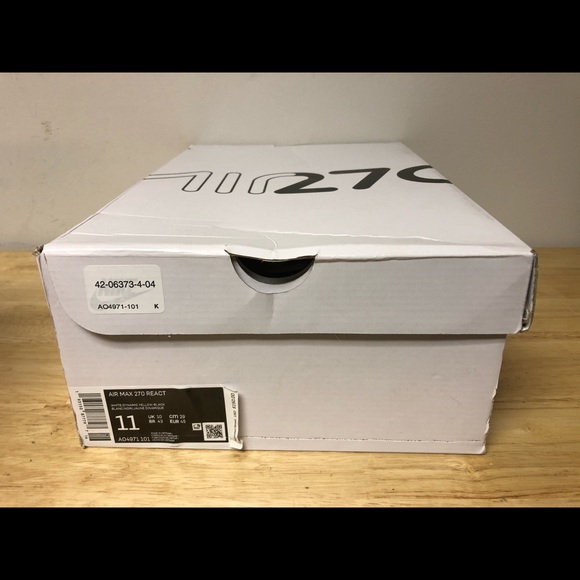 New Nike Air Max 270 React Mens Size 11.5 11 - Picture 5 of 5